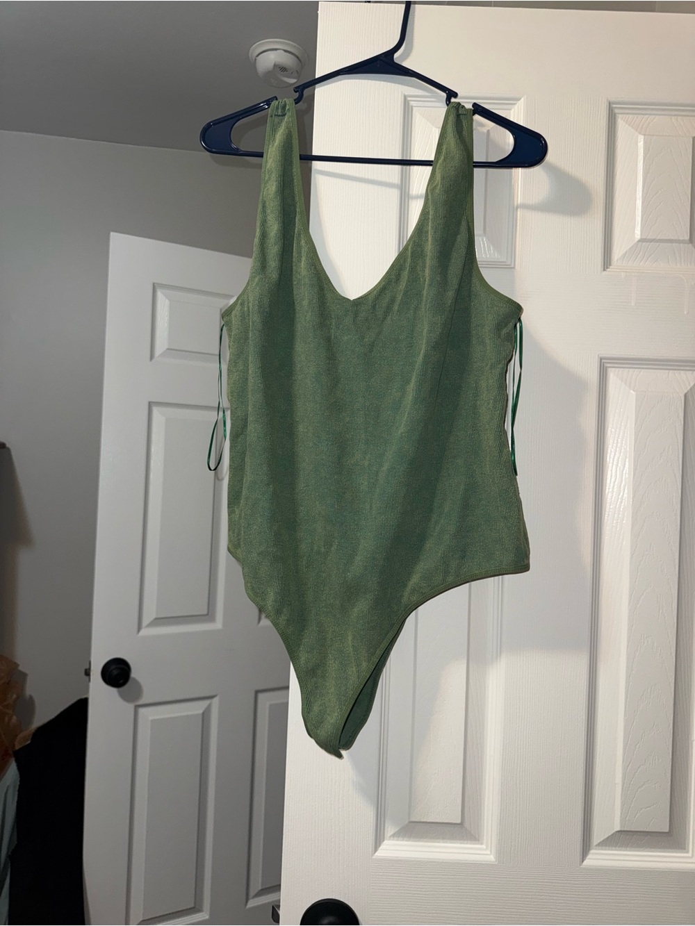 HEYSON Green Scoop Neck Bodysuit